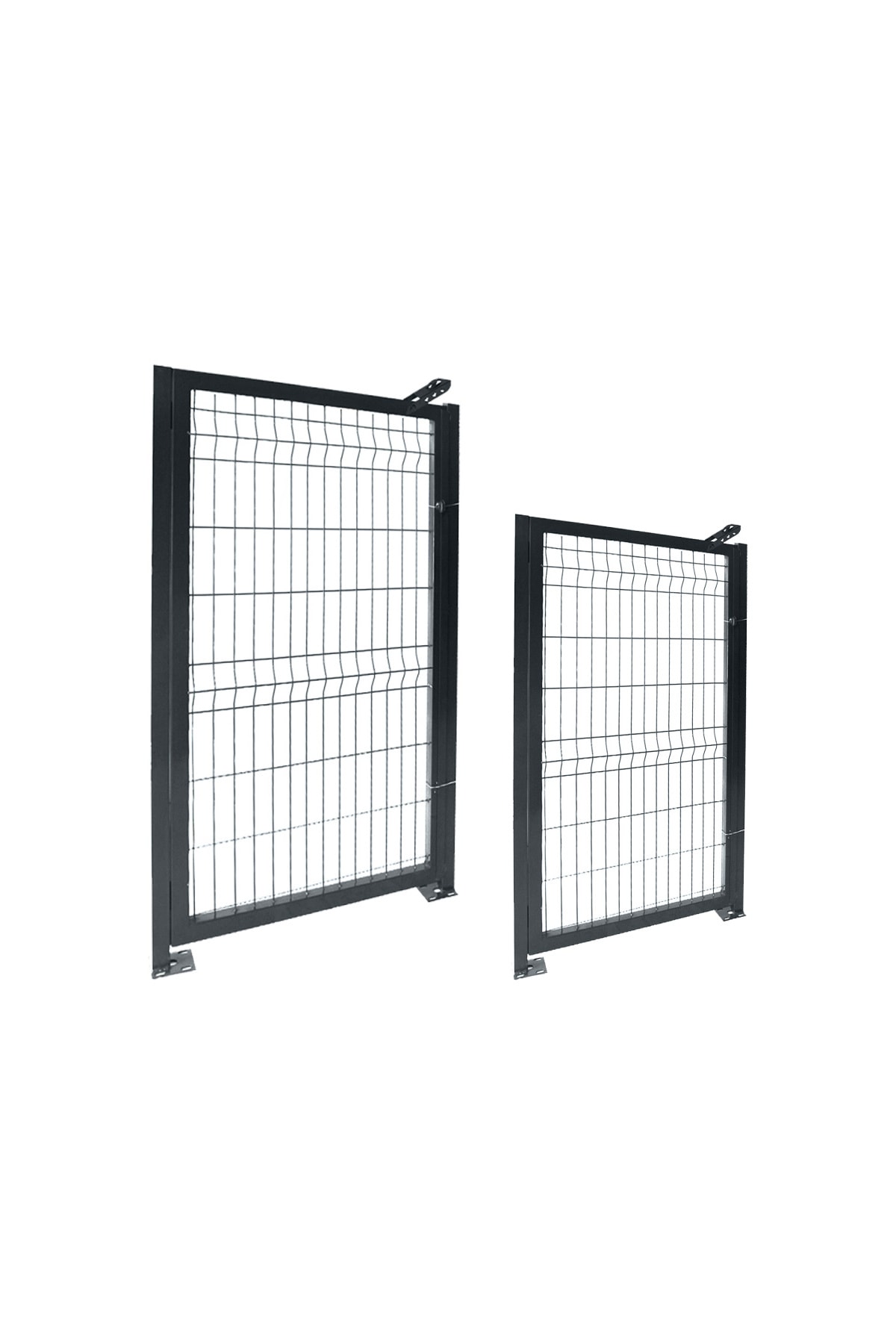 Telfence Kanatlı Kapı Hazır Panel Çit Kapı 100x100 Cm Antrasit